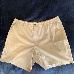Columbia PFG Men's Beige Flat Front Shorts